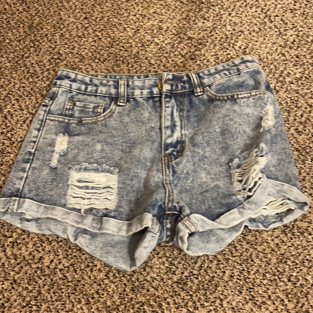 ripped shorts from shein. Size S- fits like M